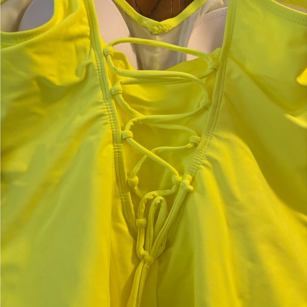 Torrid Yellow One-Piece Swimsuit NWT - Picture 4 of 4
